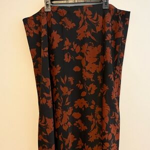 Abercrombie Matte Satin Midi Skirt XXL